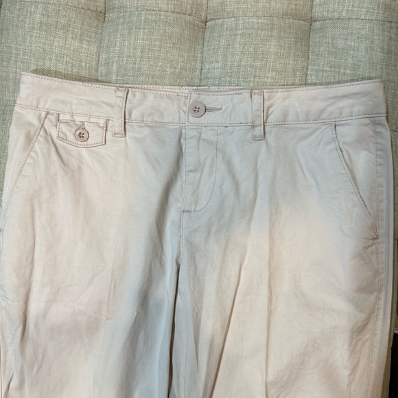 Women’s Apt. 9 Tomboy Chino Pants with Bling Belt - Pale Pink, Size 12, EUC - Picture 8 of 8